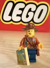 Lego City Jungle Explorer Minifigure With Accessories 