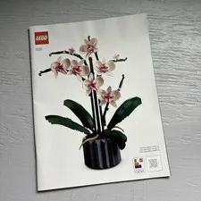 LEGO Orchid (10311) BOOK ONLY Botanical Collection Instruction Manual 2022