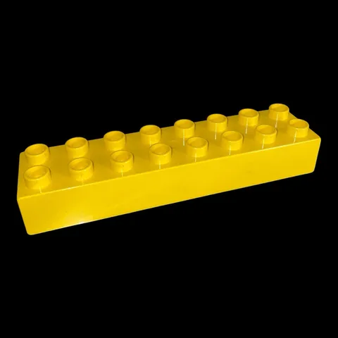 yellow Duplo 2X8 brick- combined shipping (YELL33)