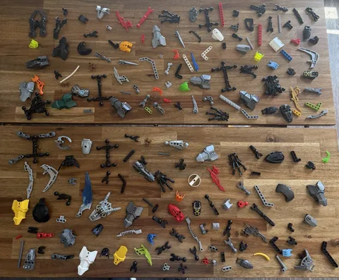 LEGO BIONICLE Hero Factory Bulk Lot of 200+ Parts Pieces 1 LB+ SEE PICTURES!