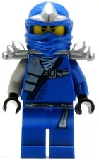 LEGO Ninjago - Rare Original - Jay ZX w/ Shoulder Armor Minifig 9450 - Excellent