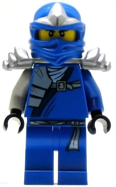 LEGO Ninjago - Rare Original - Jay ZX w/ Shoulder Armor Minifig 9450 - Excellent