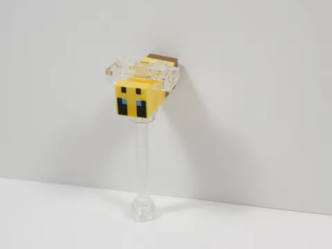 LEGO Minecraft Bee w/ Stand 21268 Minifig S9