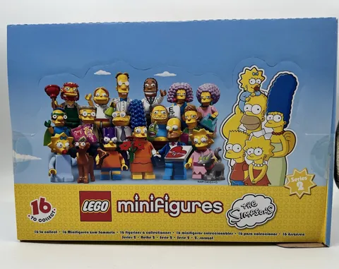 LEGO 71009  The Simpsons Series 2 Minifigure CMF  box of 60 Packs NEW & SEALED