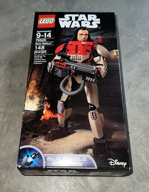 LEGO Star Wars: Baze Malbus (75525) Brand New Sealed Figure Set