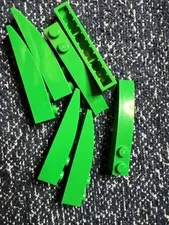 LEGO 42022 Green Slope, Curved 6 x 1 with 2 Studs 7 Pieces