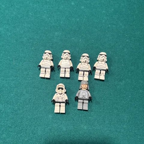 Lego Star Wars Imperial Lot Stormtroopers + Scout Trooper + Lieutenant minifig￼ 