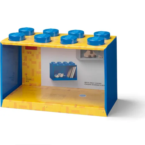 LEGO Storage Products: 41151731 8-Stud Brick Shelf Blue NEW
