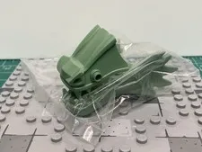 LEGO Ninjago Sand Green Dragon Head Upper & Lower Jaw Incomplete