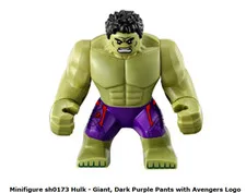 The HULK ~ LEGO Marvel Avengers (sh0173) Large Minifigure 76031 76041