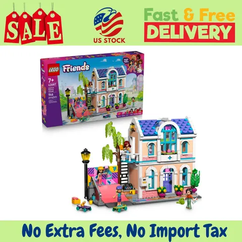 LEGO Friends Liann's Family House Set 42687 w/ 4 Minidolls