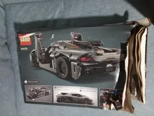 LEGO Technic Koenigsegg Jesko Absolut Grey Hypercar 42173 801 pcs