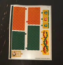 LEGO STICKER SHEET ONLY DRAGON BOAT RACE 80103 New from set 80103stk01