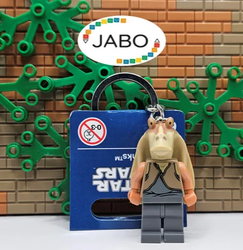 (S13/6/5) LEGO Star Wars 853201 Jar Jar Binks Key Chain Keychain