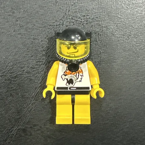 LEGO Racer Minifigure Tiger Underwater Helmet 6519 6616
