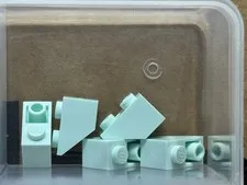LEGO Parts - Light Aqua Slope, Inverted 45 2 x 1 - No 3665 - QTY 5