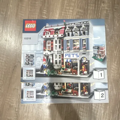 LEGO Pet Shop 10218 Illustrated Instruction Manual English Modular Buildings