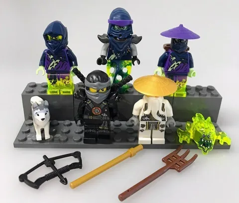 LEGO Ninjago Master Wu Cole Ghost Screamer Minifigures Set of 5