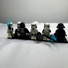 LEGO Star Wars Minifigure Lot Stormtrooper & Darth Vader 6pc Figures