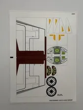 Lego Star Wars: Republic Gunship 75021 Sticker Sheet