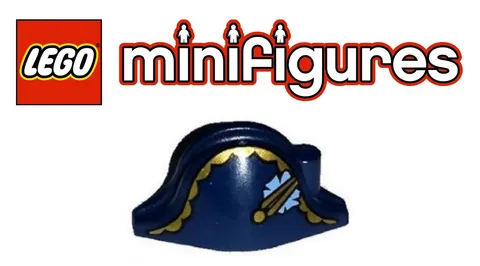 LEGO ® LEGO ® bicorn hat admiral pirate headgear minifigure hat pi157 new