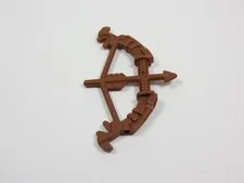 LEGO Horizons Reddish Brown Compound Bow Weapon Minifig S4