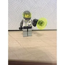 LEGO Space Exploriens Minifigure sp012 Grey White Suit Trans-Neon Green