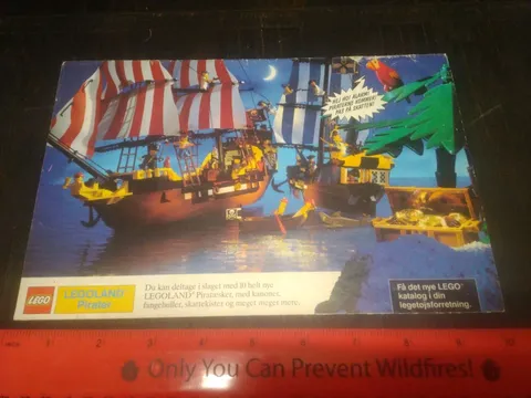 ⭐Lego Pirates Armada 1989 Magazine Small Poster⭐