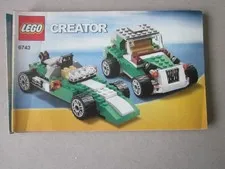 LEGO instructions instruction creator 6742 buggy race car green racing car