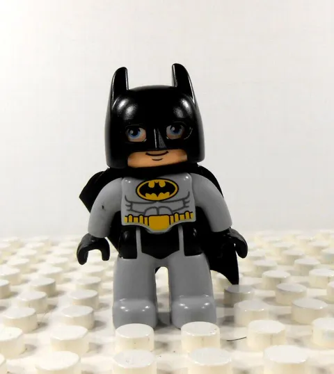 Lego Duplo Figure Batman black/slate gray w/ cape