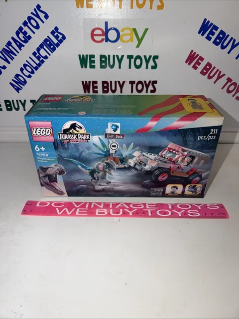 LEGO Jurassic World: Dilophosaurus Ambush (76958) - NEW FACTORY SEALED 🔥 🦖