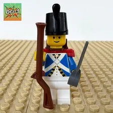LEGO Pirates 1: Imperial Soldier MUSKET, SWORD, pi061, 6276 ,ELDORADO, 1992 BLUE