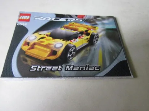Lego Building Instructions Instruction Racers 8644 Street Maniac