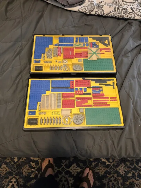 Lego Storage Box Case Bin For NXT EV3 Mindstorms Technic; lot of 2