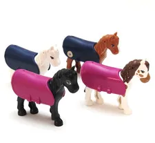 LEGO Friends Horse Lot 4 Horses w/ Blanket Barding Accessories 4 Animal Figures