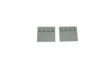 2 Lego® 9V RC TRAIN Railway Cargo Hinge Gate GREY