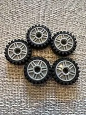 LEGO 56902c02 Wheel Tire Assembly 56902 / 3483 Indiana Jones 5 Pieces