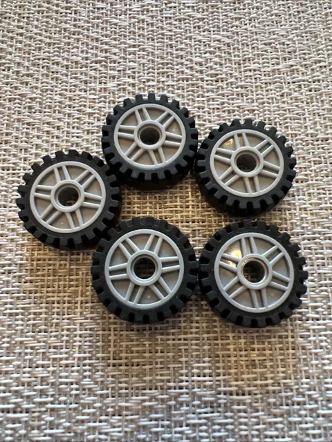 LEGO 56902c02 Wheel Tire Assembly 56902 / 3483 Indiana Jones 5 Pieces