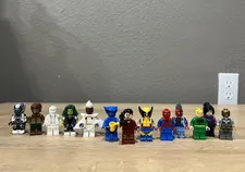 LEGO Marvel Minifigure Lot Spider-Man Wolverine & More Superheroes