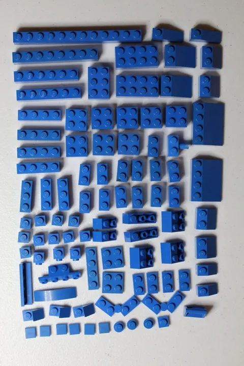 LEGO Parts and Pieces Blue Assortment #2