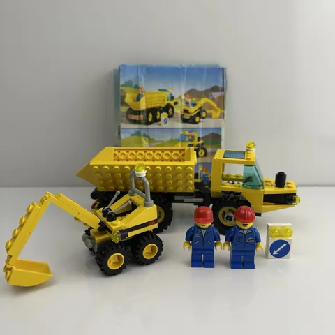 Lego 6581 Dig N' Dump Construction Classic Town 1996 Vintage Set 100% Complete