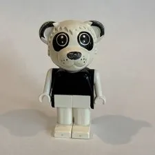 ( E5 / 2 ) Lego Fabuland figure fab10a Patrick Panda 3628