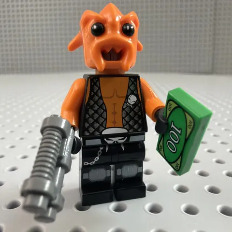 LEGO Kranxx Minifigure Space Police 3 Orange Alien sp093