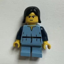 LEGO sw0054 Boba Fett, Young, Medium Blue Shirt, Yellow Head Minifigure