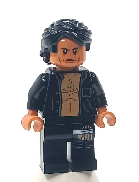 LEGO Jurassic Park Minifigure Dr. Ian Malcom Open Shirt Jw060