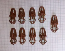 9 Bionicle Lego Part 47298 Light Brown Foot Feet Toa Metru style, u get 9 pieces