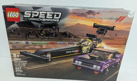 LEGO Speed Champions Set 76904 Mopar Dodge SRT Top Fuel Dragster & 70 Challenger