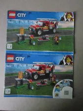 Lego Building Instructions Instruction 60231 City Fire Chief Parts 1 and 2, Part 1 and 2