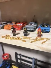 LEGO Minifigures Lot (3 Figures) w/ Gold Weapons & Accessories, Plastic