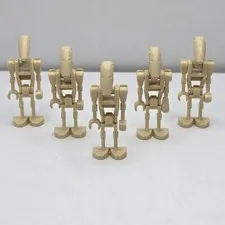 LOT of 5 VTG 1998 LEGO Battledroids Original Authentic HTF Star Wars Clone